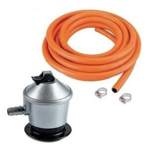 Regulador de gas + manguera + abrazaderas